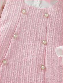 Young Girls Dresses - Pink - View 7