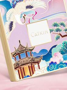 CATKIN 粉状腮红，二合一自然珠光腮红高光，奶油质地，易于晕染，烘焙腮红盘 C04 闪耀阳光 - C04 Glittering Sunshine - 查看 8
