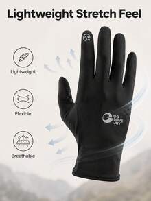 Equestrian Gloves, Suitable For All Seasons, Outdoor Sports, Touchscreen, Unisex - Multicolor - View 7