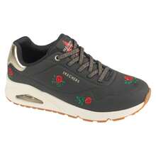 Skechers سكيتشرز أونو - شامبانيا وورود 177862-BKRD للنساء، أحذية رياضية سوداء - الأسود - مشاهدة 1