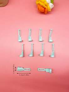 10pcs Portable Finger Yarn Divider Set, Macaron Pastel Color, Fixed Combing And Splitting Yarn To Prevent Tangling, Essential Accessories For Knitting And Crochet Sweaters, Shawls, Hats, Dolls - Splitter, 10-pack - View 10