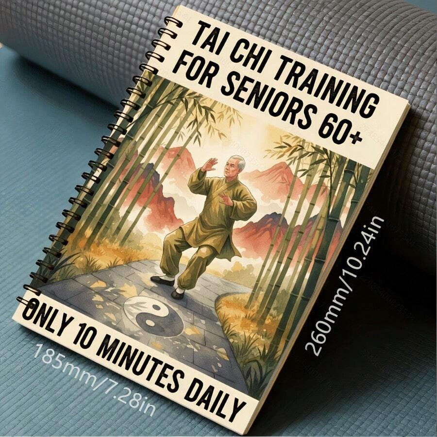 Balanced Qigong Practice, Self-Cultivation, Meditation Exercises, Fitness Goal Planner, Tai Chi Enthusiast Martial Arts Manual, Balance Training Logbook - Target Plan - View 1