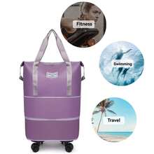 Rolling Travel Bags - Purple - View 7
