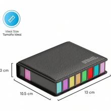 Self-Stick Note Pad Holders - Black - View 3
