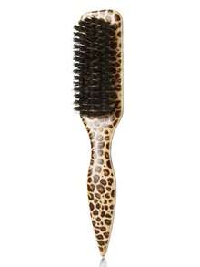 4pcs Leopard Print Tail Comb & Brush Set, Made Of Soft Bristles And ABS Material, Can Smoothen Hair, Suitable For Home And Salon Hair Care And Styling, Travel, Detangling - Multicolor - View 20