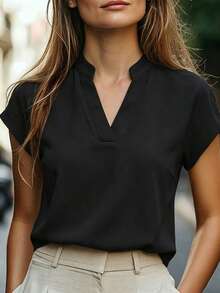 Women T-Shirts - Black - View 2