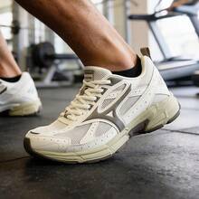 Mizuno New SPEED Retro Chunky Sneakers Lightweight Breathable Cushioned Running Shoes Unisex - Off-white/brown - View 5