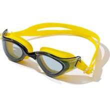 Children's Swimming Goggles, Multi-Color Options, Clear Transparent Lenses, Soft Silicone Eye Rings, Adjustable Dual Head Strap, Comfortable Fit, Swimming Training, Pool, Beach, Vacation, Unisex Swimming Gear Accessories - Yellow - View 8