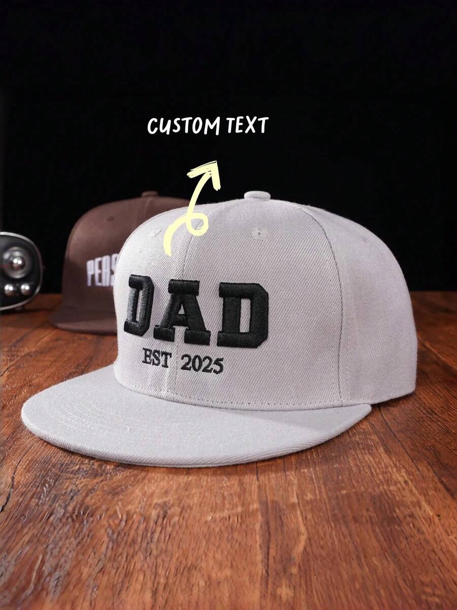 Topi Baseball Unisex Bordir Huruf, Topi Logo Bordir Kustom, Hadiah Klub, Topi Trucker Gaya Vintage, Topi Pesta Lajang, Hadiah untuk Pengiring Pengantin - MultiWarna - View 1