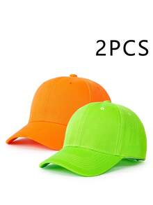 1pc Christmas Magic Hook & Loop Light Panel Baseball Cap, Outdoor Adjustable Sun Protection Casual Hat For Boys & Girls, Suitable For Spring/Autumn Travel, Beach Vacation, Sun Hat - Baseball Cap - View 8