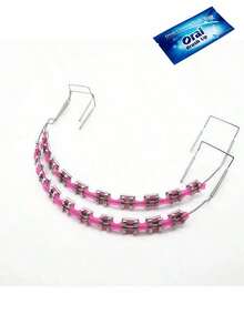 20pcs/Set Aesthetic Decorative Teeth, Free Toothbrush Included, Halloween Decoration, Full Set, Suitable For Various Large Festivals, Halloween Parties, Themed Events, Short Trips, Vacations, And Daily Wear - Multicolor - View 5