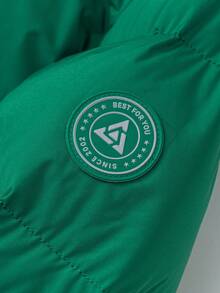 Balabala Kids Down Jacket Warm Winter Outerwear For Boys & Girls - Emerald Green - View 8