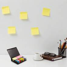 Self-Stick Note Pad Holders - Black - View 7