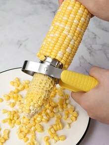 1pc Stainless Steel Corn Kernel Remover Corn Stripper Separator Core Remover - Multicolor - View 4