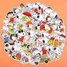 50pcs Snoopy Stickers, Cartoon Anime Snoopy, Charlie Brown, Lucy Van Pelt Pattern Stickers, Suitable For Luggage, Laptop, Notebook And Diary, PVC Waterproof - Multicolor - View 2