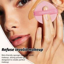 50 cái/35 cái/25 cái/15 cái mút trang điểm nhiều màu hình tam giác, bông phấn ngón tay mềm mịn, dùng cho kem nền, che khuyết điểm, tán phấn, giúp lớp trang điểm mịn màng, bộ dụng cụ trang điểm đầy đủ cho người mới bắt đầu - Hồng - Xem 2