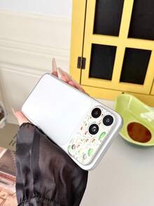 1pc Camera Lens Protector Film Stylish Full‑Wrap Lens Decor Film 9H Hardness Compatible With IPhone 18 17 Pro Max Accessories Back Lens Anti Fall Explosion Proof Bubble Free Automatic Adsorption Easy Installation Scratch-Resistant Cute Avocado Stamp Printed Protector Film Accessories - Print - View 7