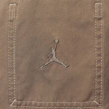 Nike Jordan Essentials Chicago Men's Loose Fit Comfortable Cotton Utility Windbreaker Jacket - Light Brown - View 4