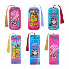 DCC Alien Acrylic Colorful Bookmark, Dungeon Book Crawler Reading Carl Bookmark, Sweet Donut Cat Bookmark With Tassel, Fun Cat Design, Includes 2 Shapes. - Color - View 12