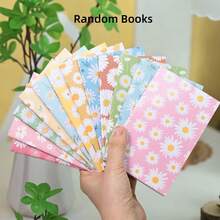 6pcs Random Color Spring Daisy Style Notebook Set - Lined Pages, Stitched Binding For Enhanced Durability. Suitable As A Gift For Family, Friends Or Colleagues - 1 Set - View 4