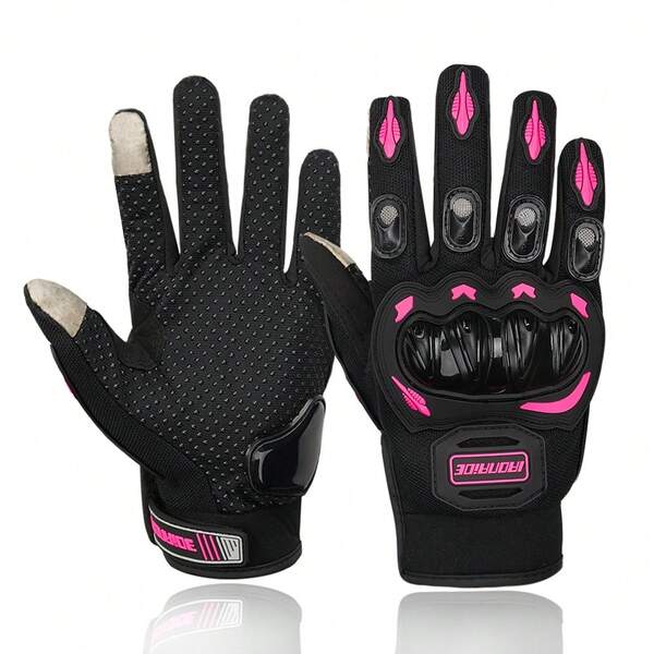 1 Paar Damen Motorradhandschuhe Fahrradhandschuhe für Motorrad Touchscreen Schutz Motorradhandschuhe Damen Motorradzubehör Fahrer Geschenk