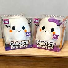 1 buah Mainan Squishy Hantu Raksasa yang Seru dan Gila, Set Pita Putih & Ungu Ekstra Besar, Mainan Penghilang Stres, Squishy yang Renyah - MultiWarna - View 10