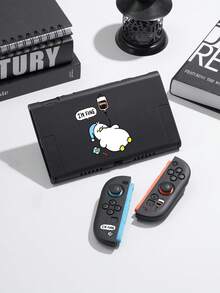 مجموعة إكسسوارات Cailai بموضوع "البطة الباردة تشرب القهوة" لجهاز Switch 2 (2025) / Switch / Switch OLED (متوافقة مع حافظة الجهاز/حقيبة الحمل؛ خيارات من TPU ناعم أو قشرة صلبة مع حامل قابل للفصل) - مشاهدة 7