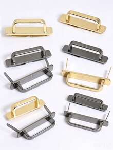 Heavy‑Duty Rust‑Resistant Zinc Alloy Arched Bridge Connector With Backing Plate, Adjustable Diy Hardware Accessories, Metal Handle Base For Handbag Wallet Travel Bag Craft Supplies,An Ideal Gift For Diy Enthusiasts. - One Size Fits All - View 4