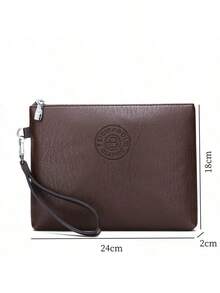 Envelope Clutch Casual Unisex Handbag PU Soft Leather Phone Bag Large Capacity Wallet - Multi-color - View 3