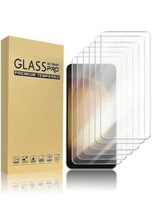 Gorilla Hero 6pcs Flat Screen High Definition Tempered Glass Screen Protector, Compatible With Samsung Models S25FE/S20 Fe/S24 FE/A14/A15/A16/A17/A07/A25/A35/A34/A54/A05s/A55/A06/A16/A26/A36/A56/S25 Edge/A07/A17/S25Ultra/S24Ultra/S23/S22/S26 Ultra/S26/S26 Plus Series - Clear - View 53