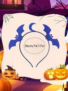 1/3/6pcs FallNewGothicHalloweenWomen3DHeadbandPumpkinGhostBatSpiderWebSparkleWomenHairAccessoryCostumePropFallWomenAccessoryHairAccessory - Multicolor - View 7