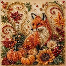 Autumn Harvest-Themed Pearl And Diamond Art Kit – Pearl And Diamond Dot Decor – Suitable For Adults And Beginners – Indoor Wall Art For Home Decoration - A - View 14