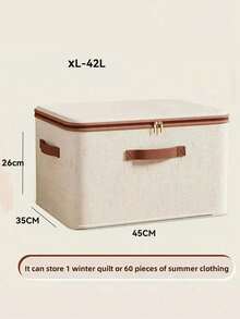 Stackable Clothes Storage Bins With Handle Foldable Storage Box For Men And Women Large Capacity Storage Bags Closet Organizers Home Room Decor Storage Organizer Car Travel Dorm Bathroom Apartment Back To School Essentials Accessories - Multicolor - View 12