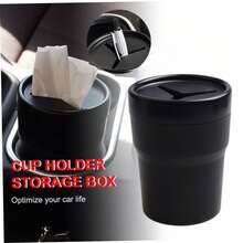 3pcs/5pcs Car Hanging Foldable Trash Can, Waterproof Leak-Proof + Hidden Multi-Function Backseat Hanger, Car Garbage Bag Hanging Organizer, Oxford Cloth Collapsible Trash Bag, Car Accessories, Car Decor - Black - View 17