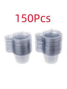 WGRXIRANYKM 50/100 Pcs Plastic Cup Dispenser Silicone Resin Molds Kit For DIY Epoxy Resin Jewelry Making Tools Accessories - Multicolor - View 9