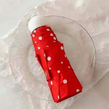 1pc Compact Polka Dot Capsule Portable Folding Umbrella, Sun Protection, Outdoor Travel Essential - Polka Dot Capsules - View 19