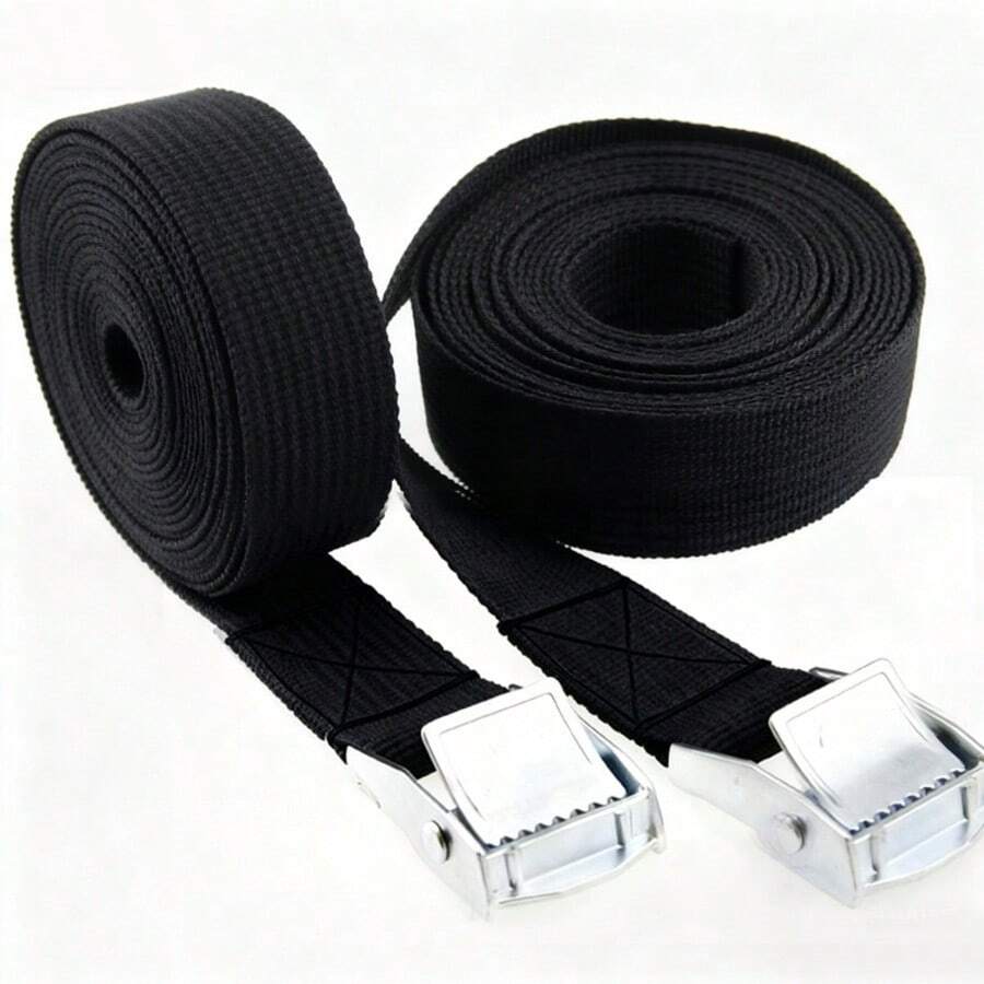 1-Strap Buckle System With Adjustable Straps, 300 Cm Heavy-Duty Non-Slip Straps These Straps Are Suitable For Kayaks, Cargo, Trucks, Motorcycles, Canoes, And Luggage-With A Load Capacity Of 600 Pounds, - A - View 1