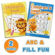 ABC Alphabet Learning & Phonics Practice Notebooks, Letter Recognition, Beginning Sounds, Letter Sound Identification, Picture Matching, Dab & Color Activities, Early Reading Skills, English Learning Activities, Home Classroom Back To School Supplies - ABC & Phonics Practice - View 14
