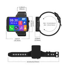 LOKMAT Jam tangan pintar APPLLP 9 MAX mendukung kartu SIM, konektivitas jaringan 4G, dan akses internet WiFi. Fitur-fiturnya meliputi layar besar 2,83 inci, kamera HD ganda, fungsi senter, pengenalan wajah, dan dapat mengunduh aplikasi pihak ketiga. Jam tangan ini menjalankan Android 15. - View 12