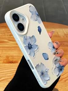 1pc Yellow Duck Phone Case, Textured Faux Leather Pattern, Lychee Texture, Waterproof, Anti-Drop, Anti-Slip, High-End Soft Beige Phone Protective Case, Suitable As Birthday Gift Or Holiday Gift For Friends, Family, Couples, Compatible With Apple Phone Cases 18PROMAX/18PRO/18/17/17PRO/17PROMAX/17Air/16PROMAX/16PRO/15PROMAX - Beige - View 2