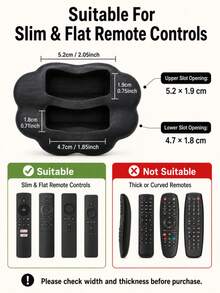1 buah/2 buah Tempat Penyimpanan Remote Control Berbentuk Awan Hitam & Putih Organizer Penyimpanan Meja Hemat Ruang Tempat Remote TV Cocok Untuk Ruang Tamu, Kamar Tidur, Meja Kantor, dan Konsol Media - Gaya awan - View 11