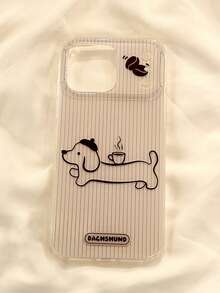 Ins Korean Style Simple Line Drawing Rabbit Phone Case Compatible With IPhone 17 Pro Max/17 Pro/17 Air/17/16 Pro Max/16 Pro/ 15 Pro/15 New 14 Pro/13/12/11 Full Coverage Protective Cover - Multicolor - View 4