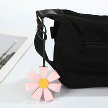 1 Gantungan Kunci Bunga Daisy, Hiasan Tas Bunga Kelopak Ganda, Ornamen Liontin Warna-warni, Hadiah Festival Lucu untuk Wanita dan Anak Perempuan - MultiWarna - View 5