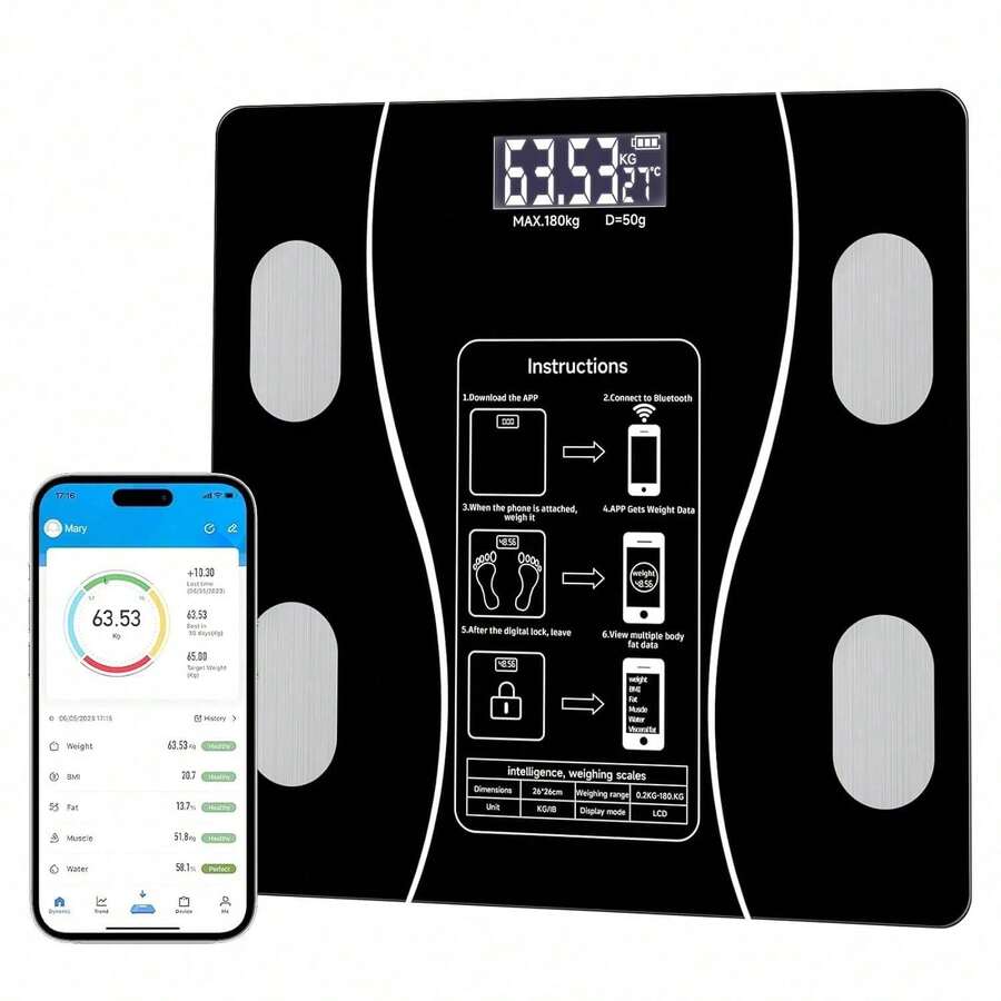 Body Fat Monitors - Black - View 1