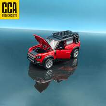 C C A Model Mobil Land Rover Defender Modifikasi Skala 1:43, Bodi Paduan Logam, Dua Pintu Samping Dapat Dibuka, Penggerak Tarik Mundur, Mobil Modifikasi DIY dengan Aksesoris, Mainan Anak Laki-laki dan Perempuan untuk Koordinasi Tangan dan Kemampuan Kognitif, Hadiah Halloween, Natal, Ulang Tahun - MultiWarna - View 9
