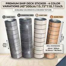 Grooved Lattice Wood Grain Flooring Sticker, Self-Adhesive Waterproof Floor And Wall Decor Sticker, DIY Home Renovation - White Maple - View 10