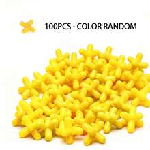 Children's Colorful Multi-Functional Straw Building Blocks Connector Pieces, Space Construction, DIY Handmade Assembly Toy, Random Color - Multicolor - View 13