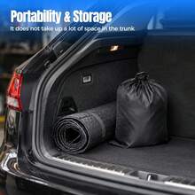 Mechanic Rolling Creeper Ground Mat With Carry Storage Bag, Low‑Profile Flexible Work Mat, Portable Garage Repair Accessory For Uneven Surfaces Workshop Maintenance - A - View 4