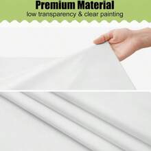 White Disposable Party Tablecloth, PE Plastic Rectangular Table Cover 54x108/54x72 Inch, Easy Clean Up For Birthday Wedding Baby Shower Events Decoration Supplies - White - View 3