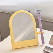1PC Little Monster Magic Wand Makeup Mirror With Hair Tie Storage, Vanity Mirror For Bedroom, Student Dorm, Desktop - Multicolor - View 6